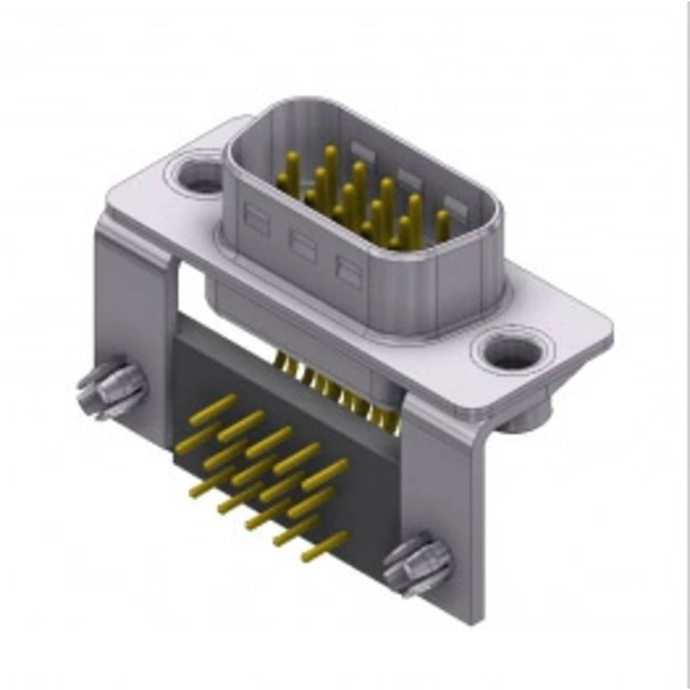 D-SUB utikač 90 ° Broj polova: 15 Lem, Pinovi DELTRON SWISS 1 ST slika