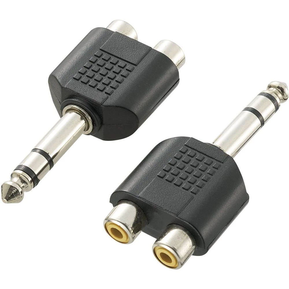 SpeaKa Professional-Audio adapter, 6.35mm muški JACK konektor/ženski činč konektor slika