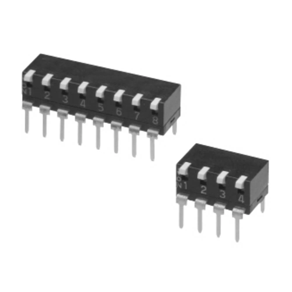 Omron dip prekidač Broj polova (broj) 2 THT 95 St. Tape on Full reel slika