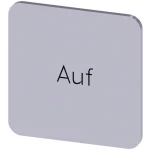 Siemens 3SU1900-0AF81-0AD0 ploča za natpise kvadratan (Š x V) 22 mm x 22 mm na srebrna, crna 10 St.