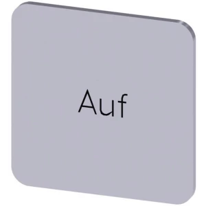 Siemens 3SU1900-0AF81-0AD0 ploča za natpise kvadratan (Š x V) 22 mm x 22 mm na srebrna, crna 10 St. slika