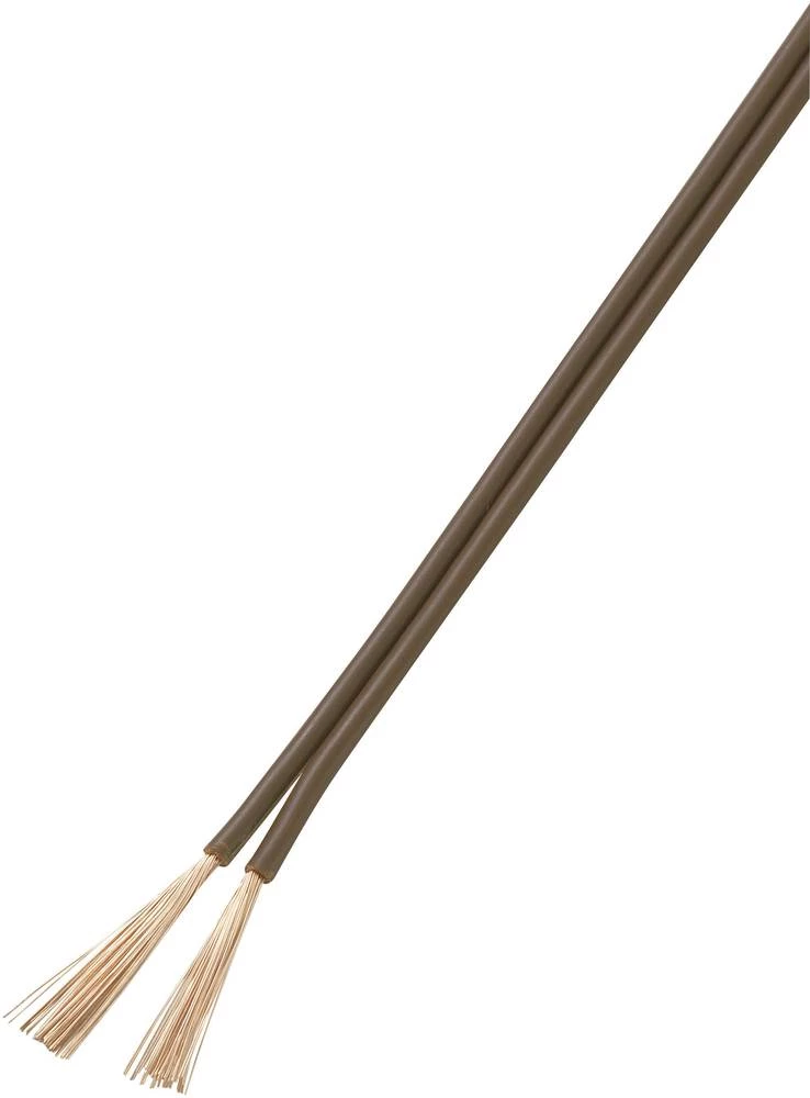 Pletenica 2 x 1.50 mm&sup2; Smeđa boja TRU COMPONENTS 93030c540 25 m slika