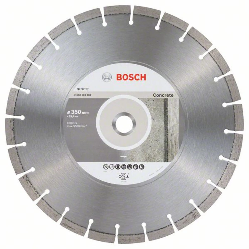 Dijamantni nož Expert za beton, 350 x 25,40 x 3,2 x 12 mm Bosch Accessories 2608603803 promjer 350 mm 1 ST slika