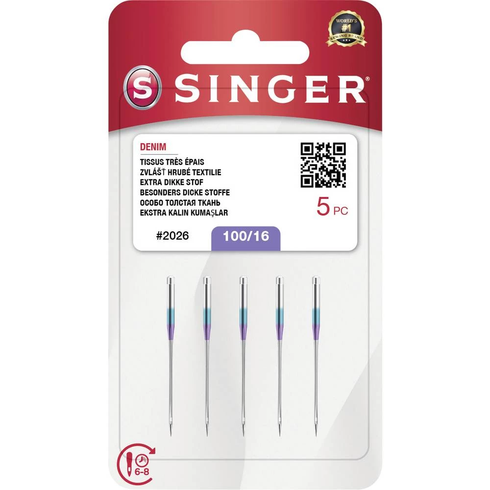 Singer 2020 100/16 univerzalne igle  srebrna slika