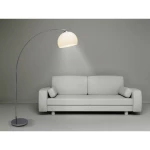 Brilliant Vessa 92940/75 podna svjetiljka E27 60 W krom boja, bijela