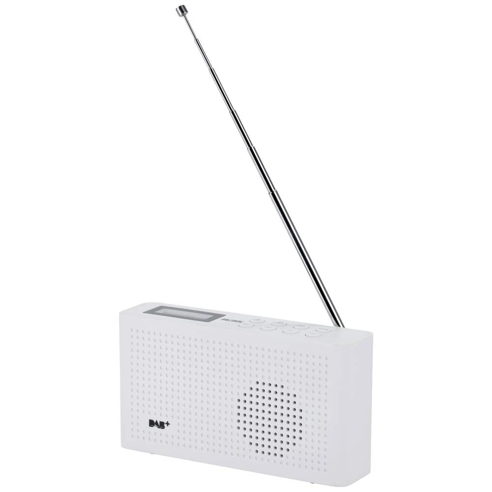 Roxx DAB 201 džepni radio DAB+ (1012), ukw DAB+, UKW  mogućnost punjenja bijela slika