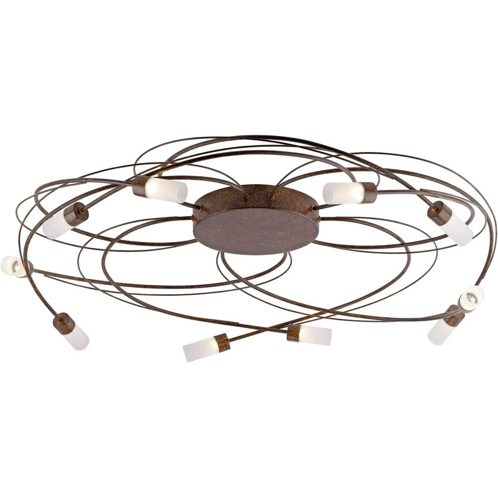 Paul Neuhaus NELIA 8251-48 LED stropna svjetiljka ATT.CALC.EEK: LED (A++ - E) 30 W Toplo-bijela Hrđavo-smeđa slika