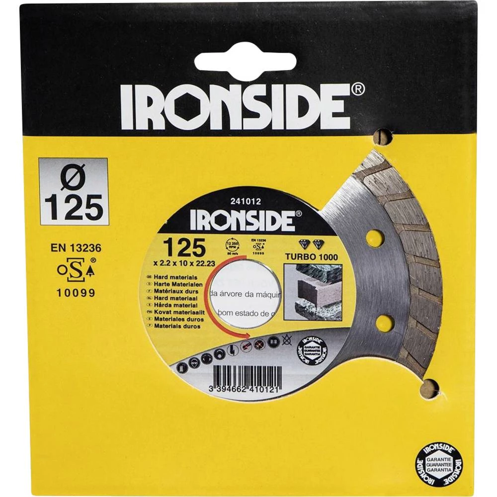 IRONSIDE 241012 dijamantna rezna ploča promjer 125 mm 1 kom. slika