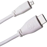 Raspberry Pi® HDMI kabel Raspberry Pi [1x Muški konektor HDMI - 1x Muški konektor Micro HDMI tipa D] 1 m Crna