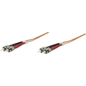 Staklena vlakna Svjetlovodi Priključni kabel [1x Muški konektor ST - 1x Muški konektor ST] 50/125 µ Multimode OM2 3 m Inte slika