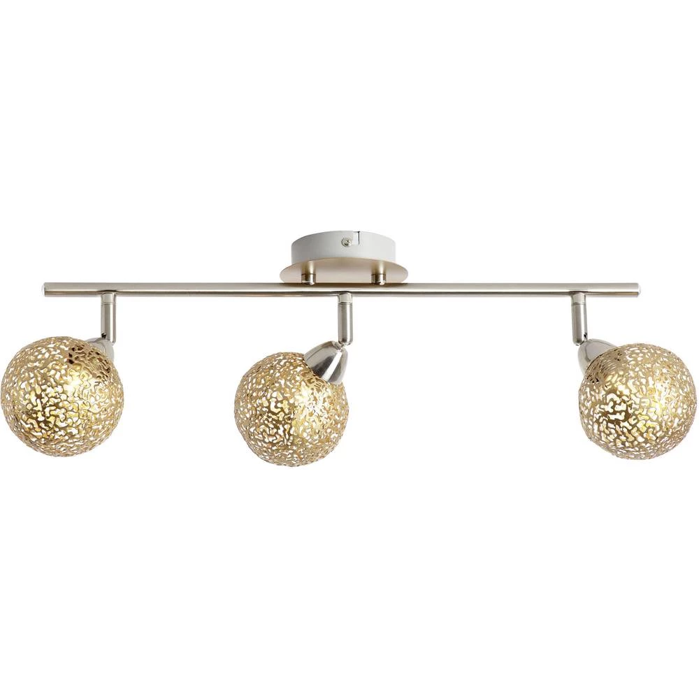 Stropni reflektor LED G9 120 W Brilliant Chane 72816/16 Nikal, Zlatna slika