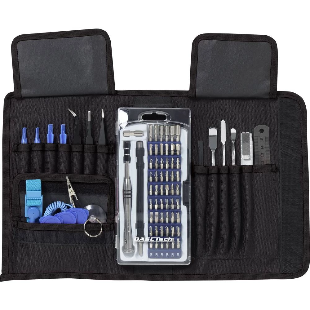 Basetech 76-dijelni set alata za popravke pametnih telefona 1420520 slika