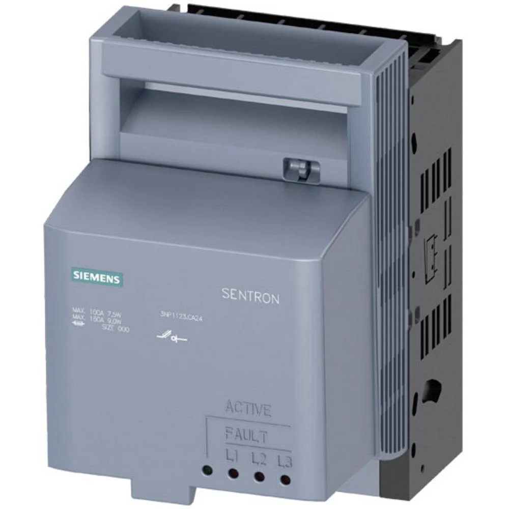 <br>  Siemens<br>  3NP11231CA24<br>  sigurnosna teretna rastavna sklopka<br>  <br>  <br>  Veličina osigurača = 000<br>  <br>  160 A<br>  <br>  690 V/AC<br>  1 St.<br> slika