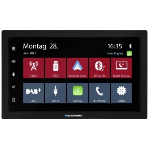 Blaupunkt Mannheim 600 DAB dvostruki DIN multimetijski player Android Auto™, priključak na upravljaču vozila, priključak za stražnje kamere, Apple CarPlay, Bluetooth® telefoniranje slobodnih ruku, ... slika