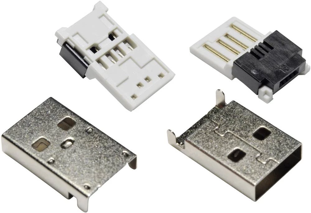 USB priključak 2.0 Ravni muški konektor 93013c1133 TRU COMPONENTS Sadržaj: 1 ST slika