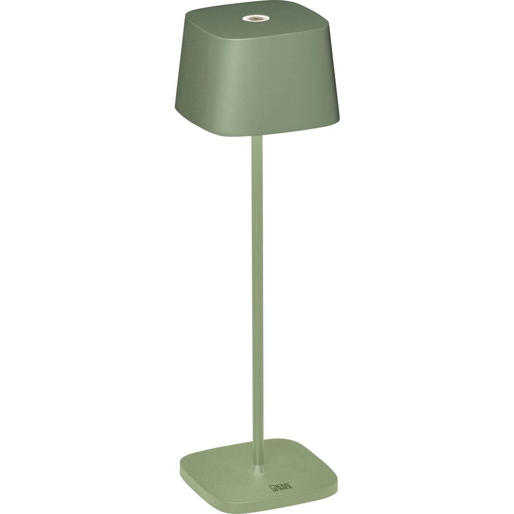 Konstsmide 7814-630 Capri LED akumulatorska stolna lampa zeleno-siva slika