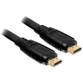 Delock HDMI priključni kabel HDMI-A utikač, HDMI-A utikač 2.00 m crna 82670  HDMI kabel slika