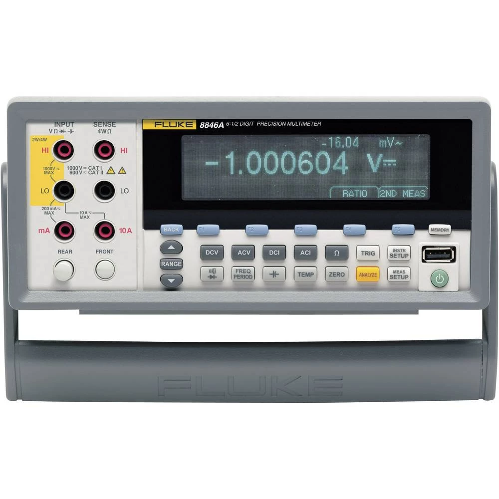 Fluke Calibration 8846A/SU 220V Stolni multimetar digitalni CAT I 1000 V, CAT II 600 V slika