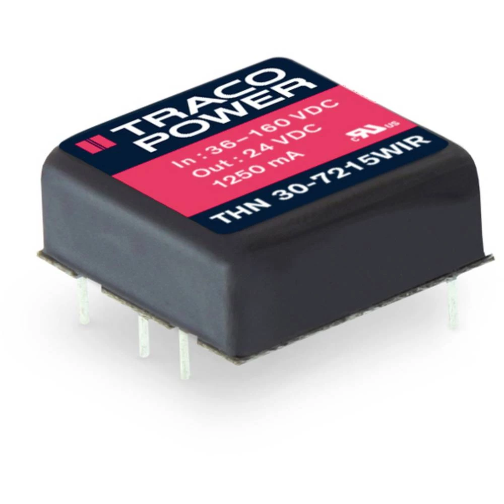 TracoPower THN 30-2412WIR DC/DC pretvarač za tiskano vezje 24 V/DC 12 V/DC 2.5 A 30 W Broj izlaza: 1 x Content slika