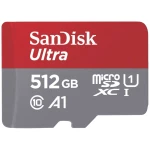 SanDisk microSDXC Ultra 512GB (A1/UHS-I/Cl.10/150MB/s) + Adapter ''Mobile'' microsdxc kartica 512 GB A1 Application Performance Class, UHS-Class 1