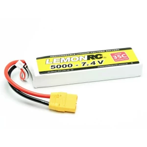 LemonRC lipo akumulatorski paket za modele 7.4 V 5000 mAh Broj ćelija: 2 35 C softcase XT90 slika