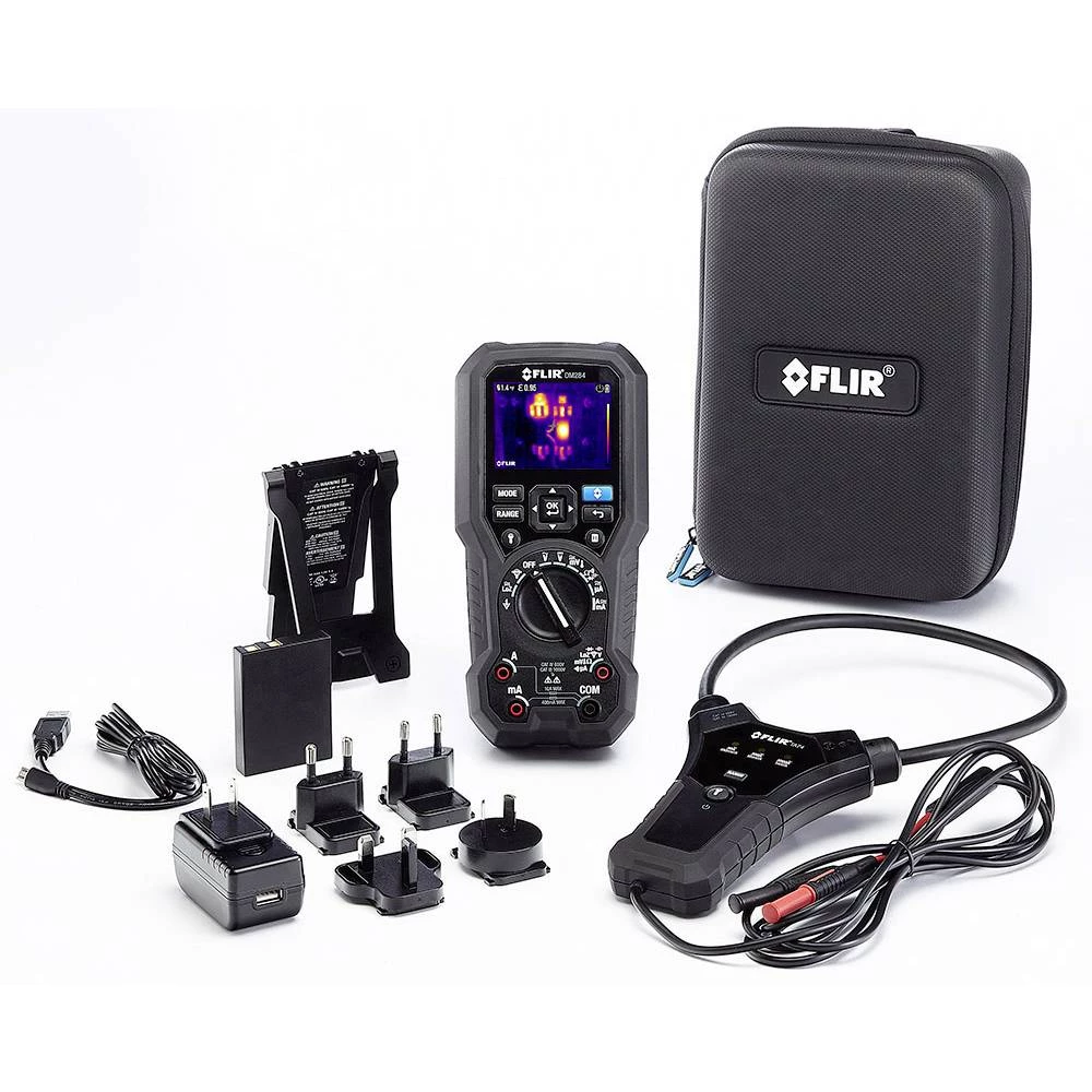 Ručni multimetar digitalni FLIR DM284-FLEX-KIT Integrirana toplinska kamera, Grafički zaslon CAT III 1000 V, CAT IV 600 V slika