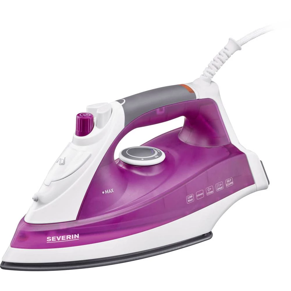 Parno glačalo Severin BA 9659 Ljubičasta, Bijela 2200 W slika