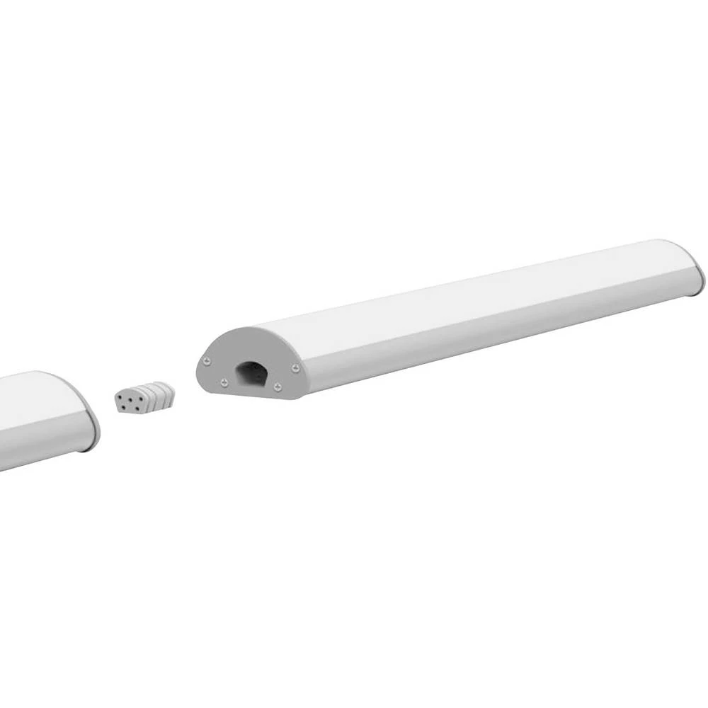 LED podžbukna svjetiljka 60 W Neutralno-bijela LEDmaxx TRCON6050 Tri-Proof Srebrna slika