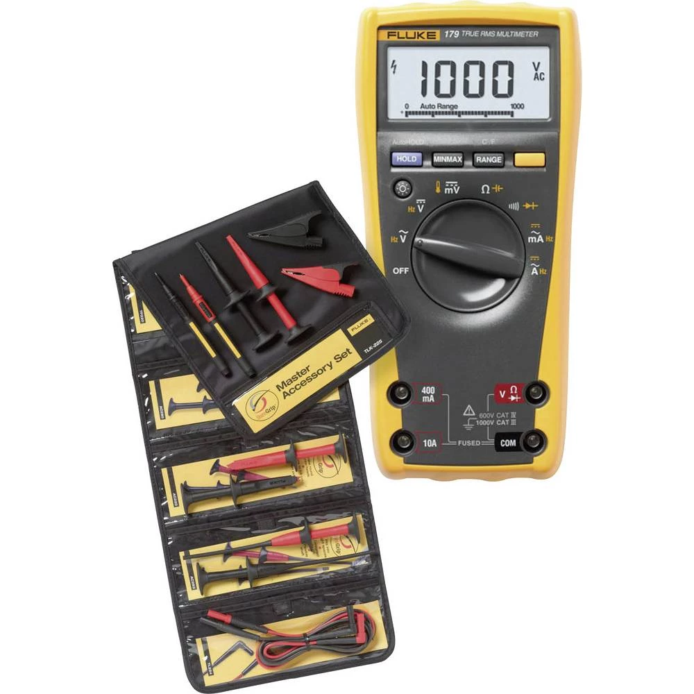 Fluke 179EGFID/TLK225-1 Ručni multimetar digitalni CAT III 1000 V, CAT IV 600 V Zaslon (brojevi): 6000 slika