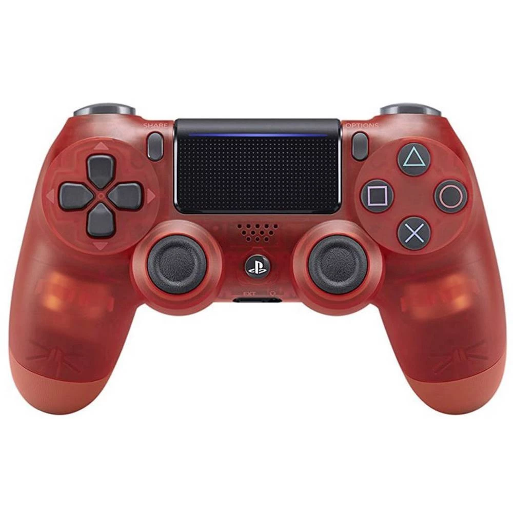 Sony Dualshock 4 V2 Igraća konzola gamepad PlayStation 4 Crvena (prozirna) slika