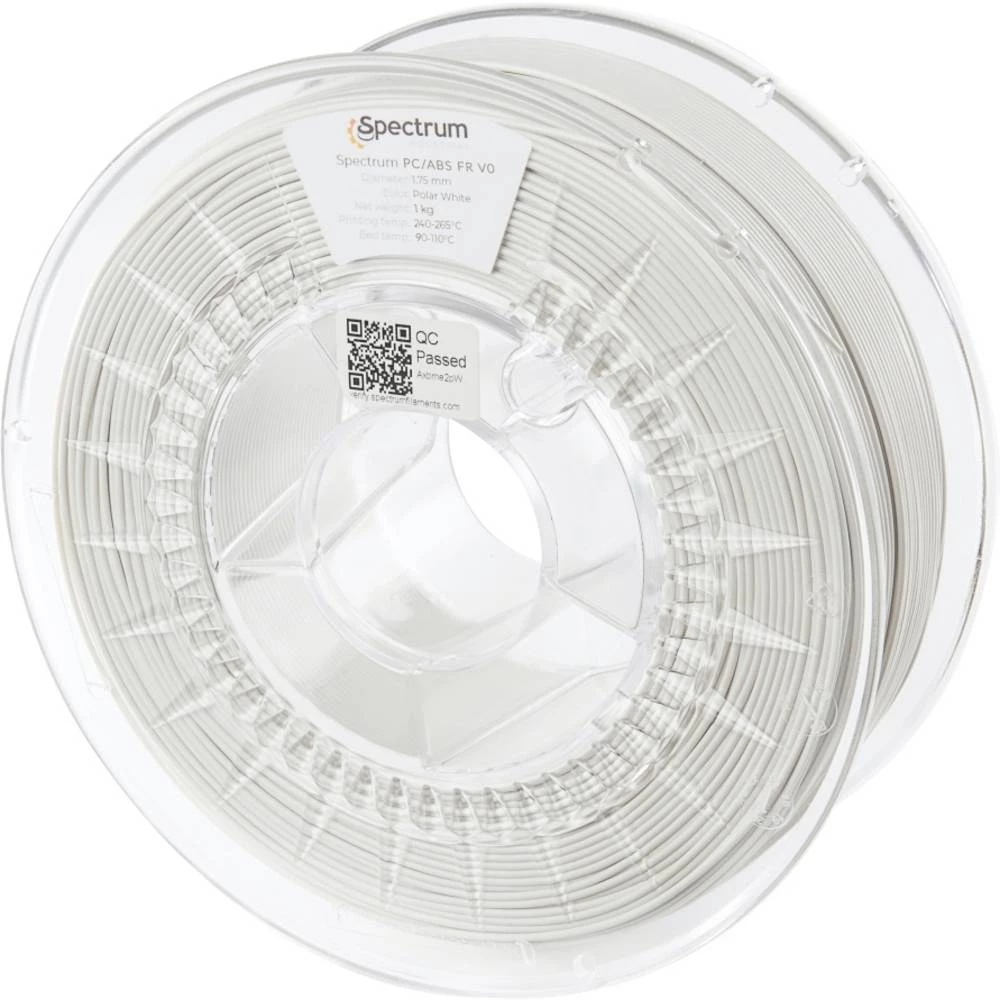 Spectrum Filaments 81012 PC/ABS FR V0 3D pisač filament PC-ABS usporivač plamena, otporan na toplinu 1.75 mm 1000 g bije slika