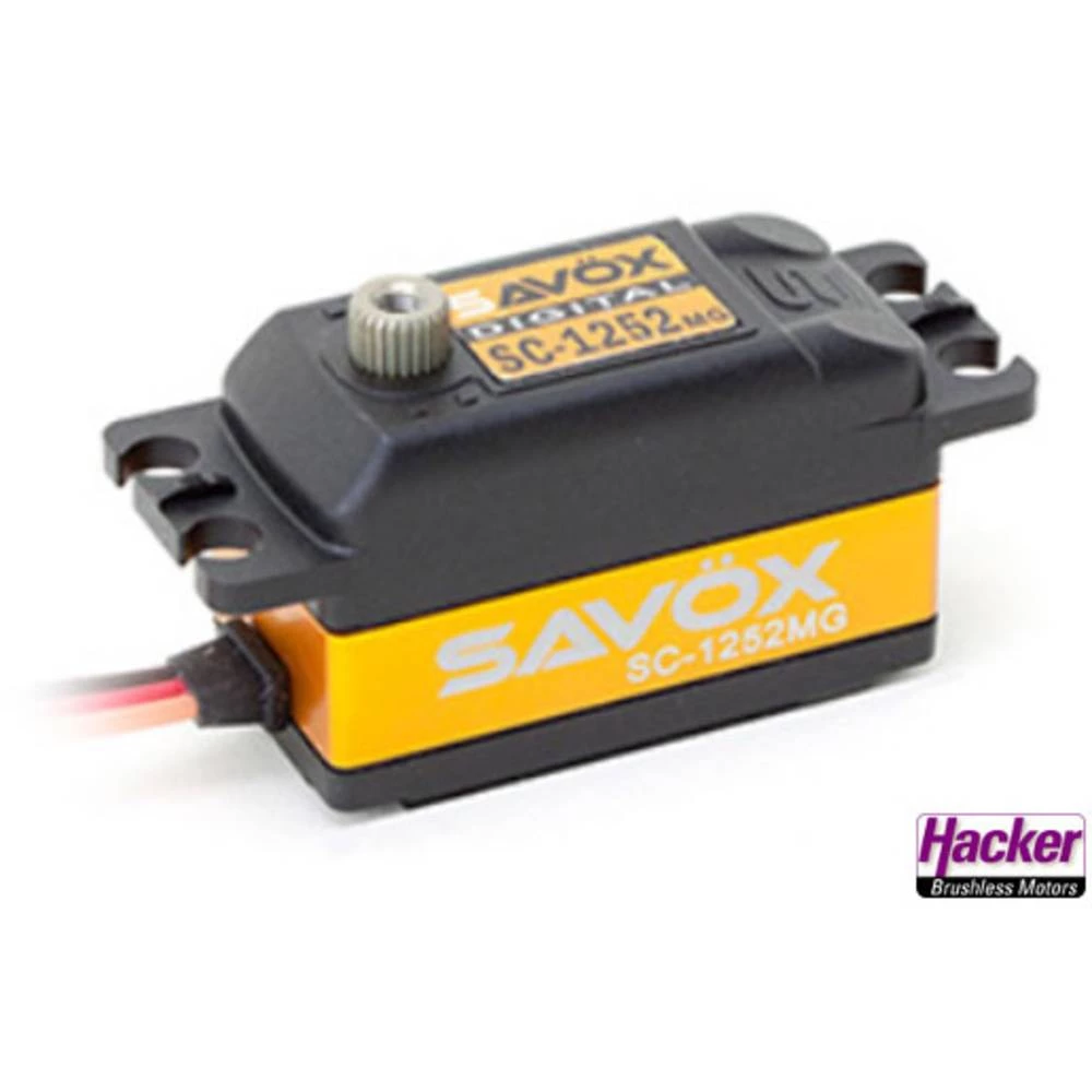Savöx Standardni servo SC-1252MG Digitalni servo Materijal prigona: Metal Sustav utičnica: JR slika