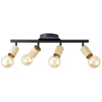Brilliant Tiffany 99683/76 stropni reflektor  E27  28 W crna (mat), prirodna