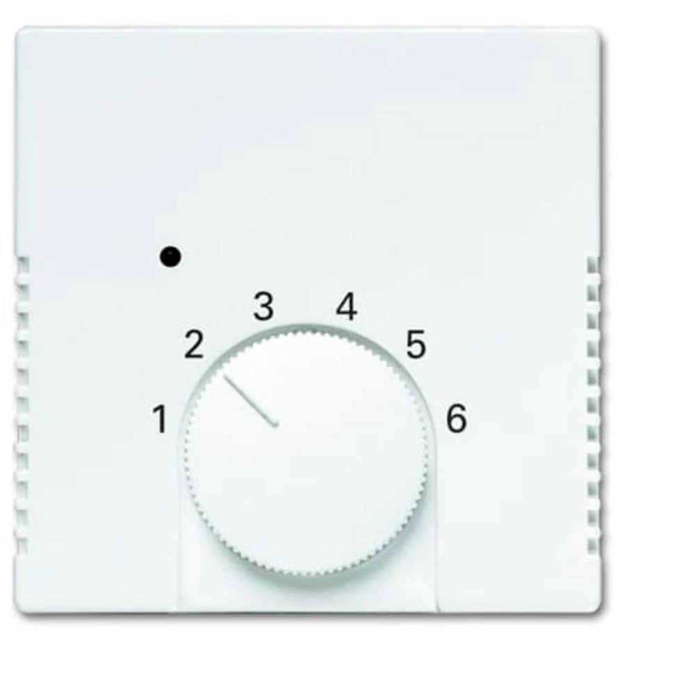 Busch-Jaeger  poklopac regulator temperature  Future Linear bijela, prometno-bijela 2CKA001710A4017 slika