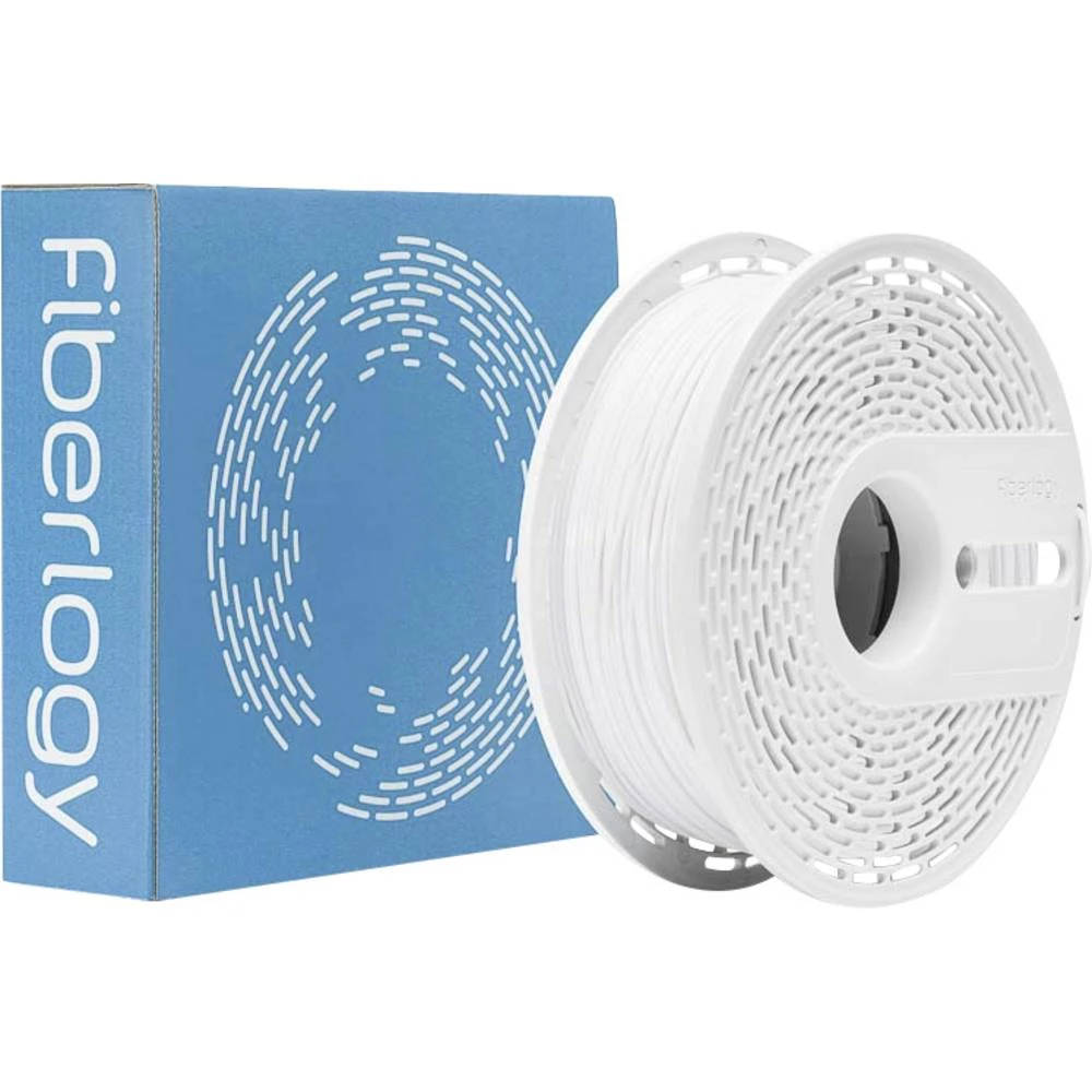 Fiberlogy PA12-WHITE-175-075 NYLON PA12 3D pisač filament PA12 kemijski otporan, otporan na toplinu 1.75 mm 750 g bijela slika