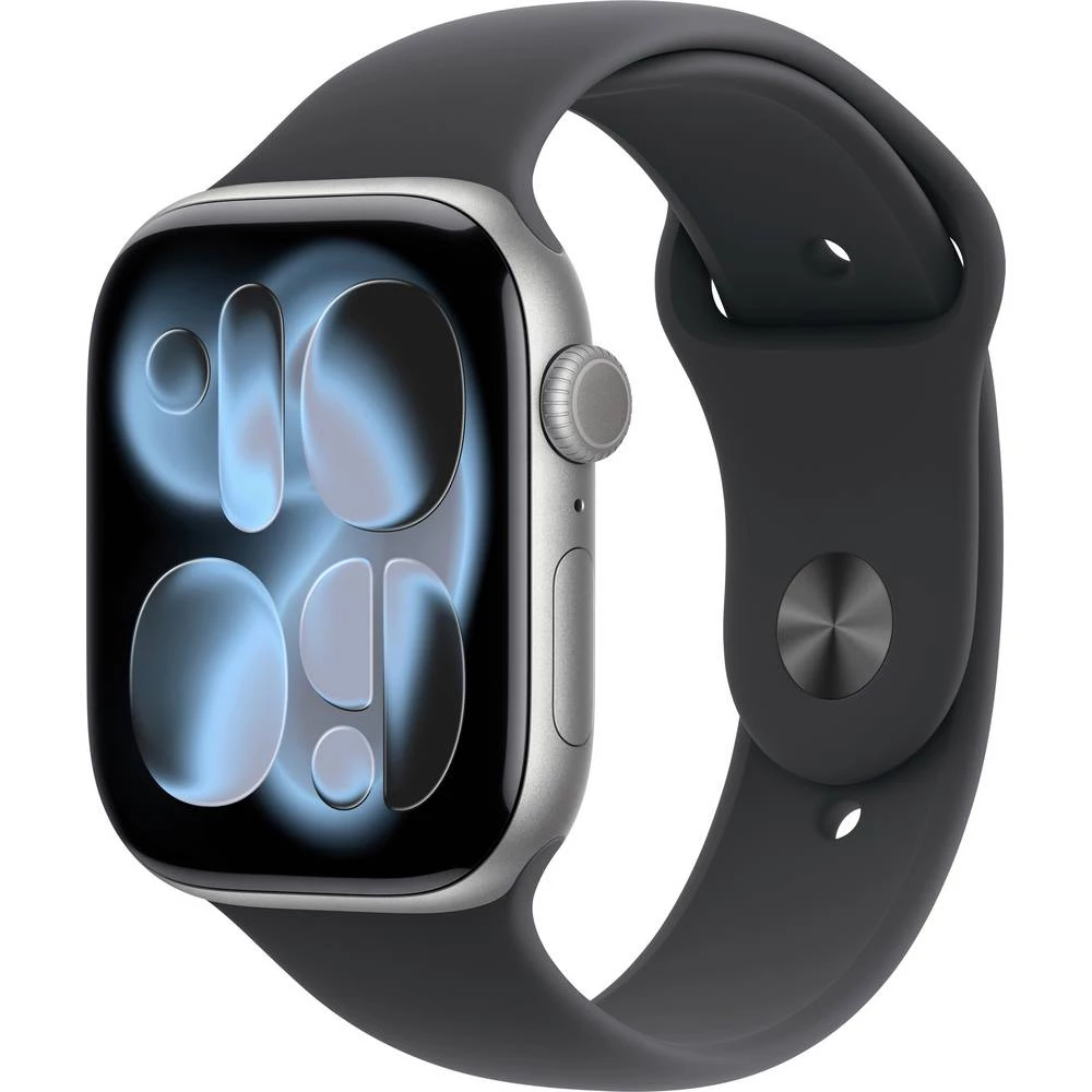 Apple Watch Series 11 GPS 46 mm kućište od aluminija sportska narukvica crna m/l slika
