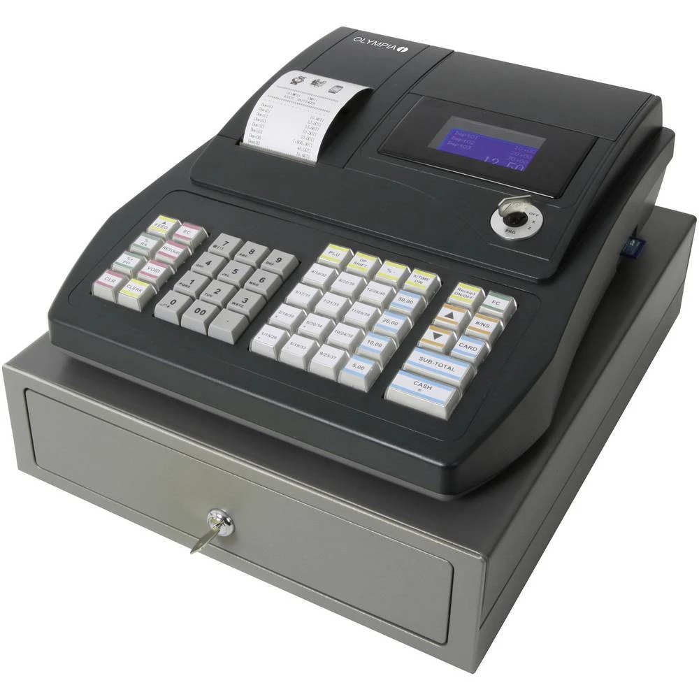 Olympia CM 941 TSE registarska blagajna tamnosiva pozadinsko osvjetljenje, programabilan putem računala slika