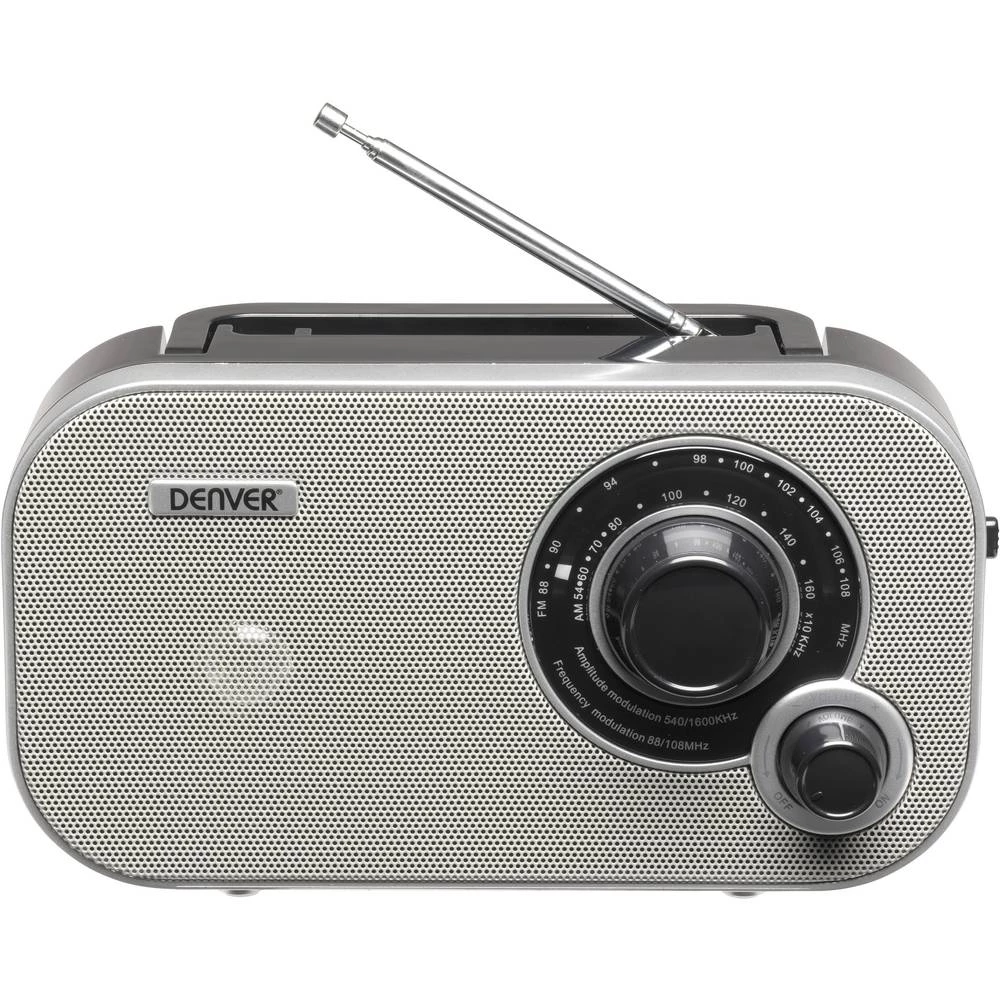 UKW Prijenosni radio Denver TR-54 AUX Siva slika