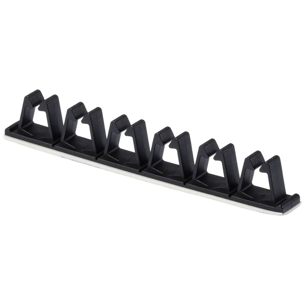 TRU COMPONENTS TC-12533420 Kopča kabela crna  20 St. slika