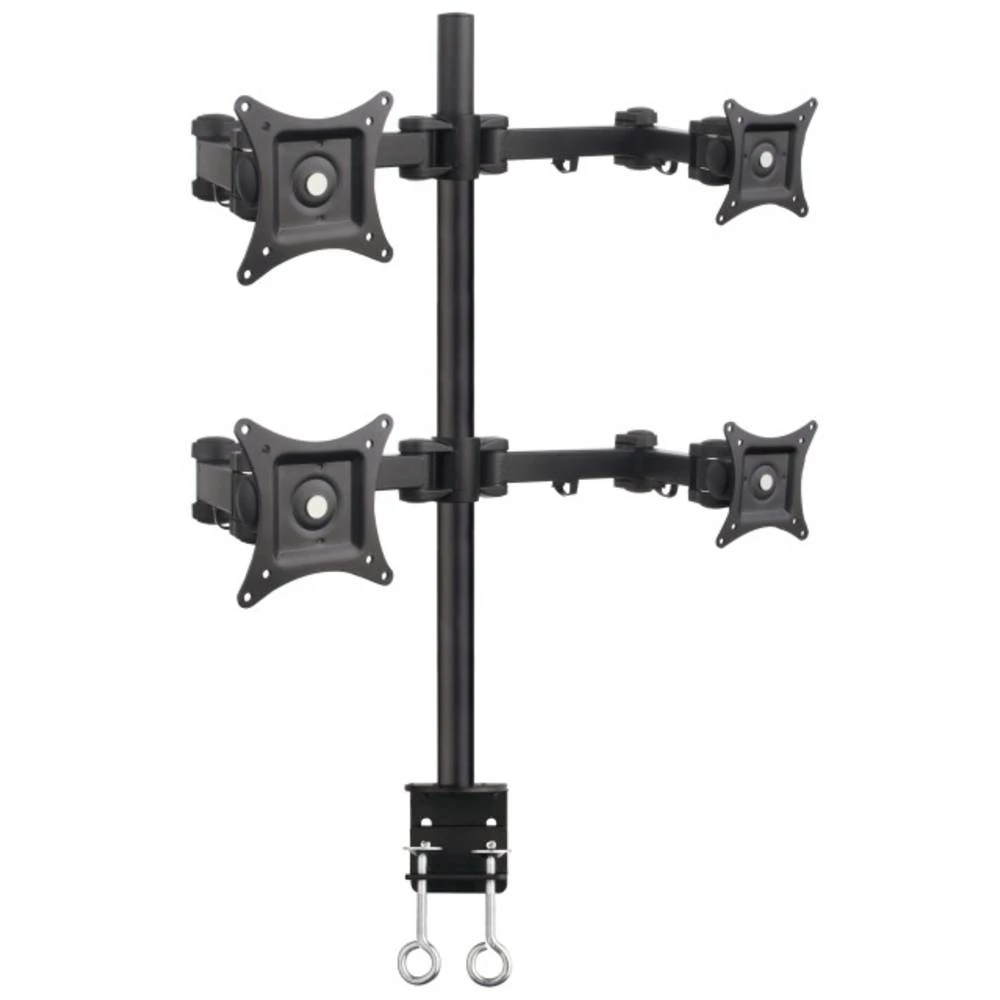 Stolni nosač za monitor 33,0 cm (13") - 68,6 cm (27") Vrtljivi nosač, Podesiv po visini, Nagibni i okretni TECHly ICA-LCD-482-Q slika