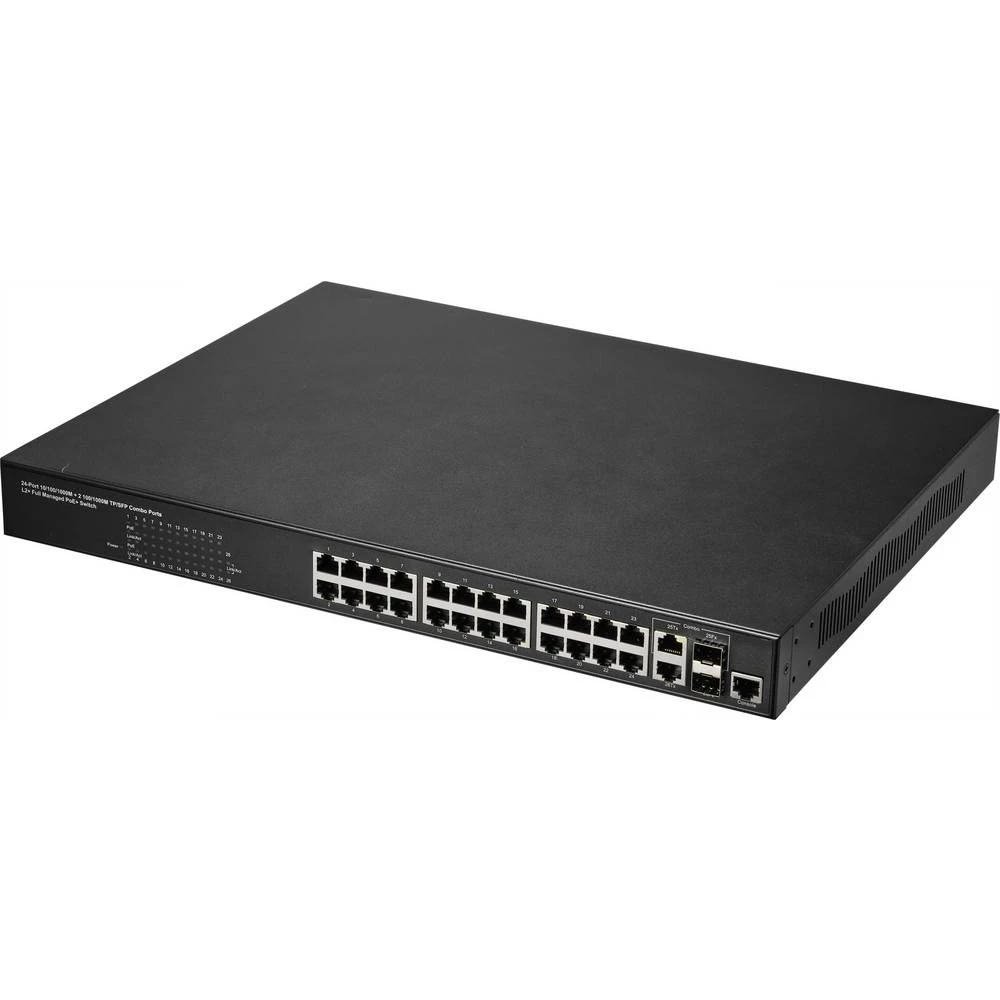 Renkforce RF-MSW-620 mrežni preklopnik RJ45/sfp 24 + 2 ulaza 1 GBit/s PoE funkcija slika