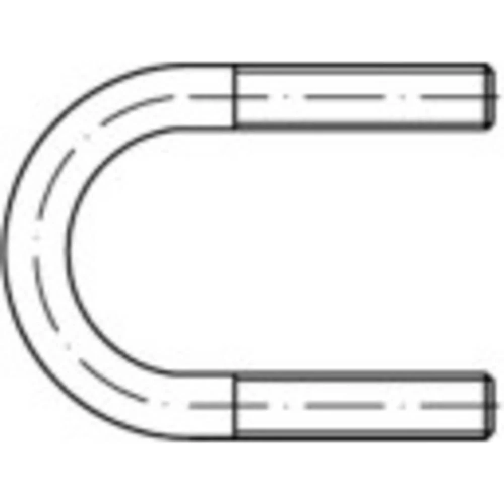 TOOLCRAFT U-vijci Nehrđajući čelik A4 1 ST slika