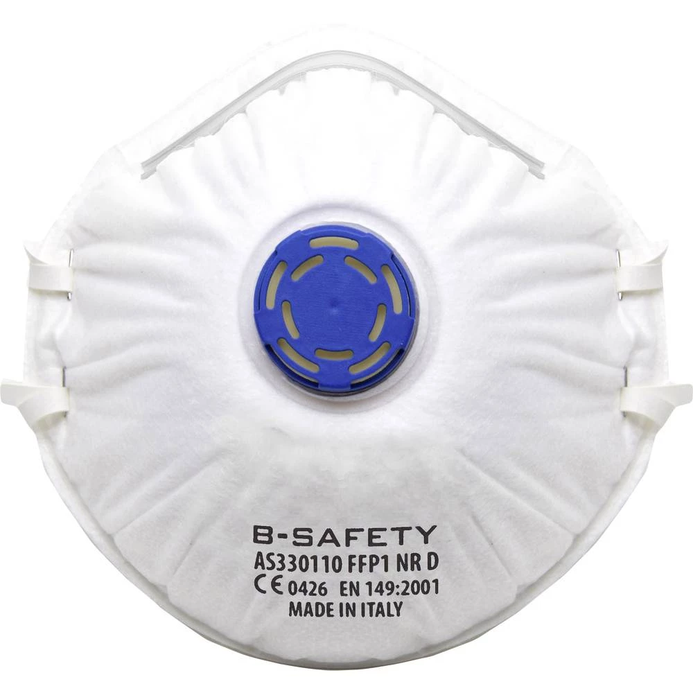 Vrsta maske za finu prašinu FFP1 B-SAFETY pure breath AS330110 10 ST slika