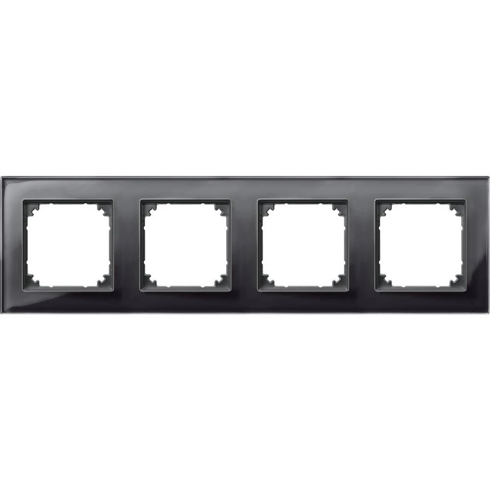 Merten 4-struki Okvir Sustav M, M-Plan Crna 489403 slika