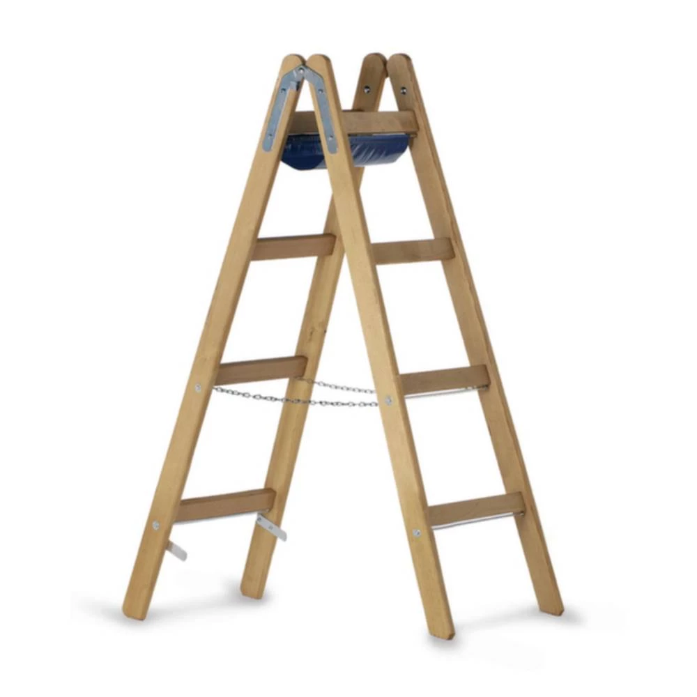 Drvo Dvostruka ljestva sa nivojima Sklopiva ZARGES Z600 40044 7.5 kg slika