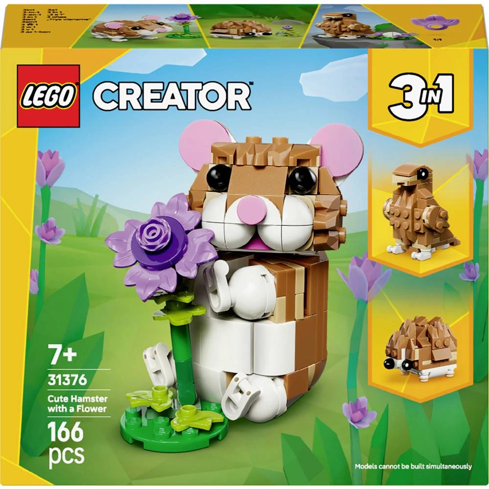 31376 LEGO® CREATOR 3-u-1 set Slatki hrčak s cvijetom (31376) slika