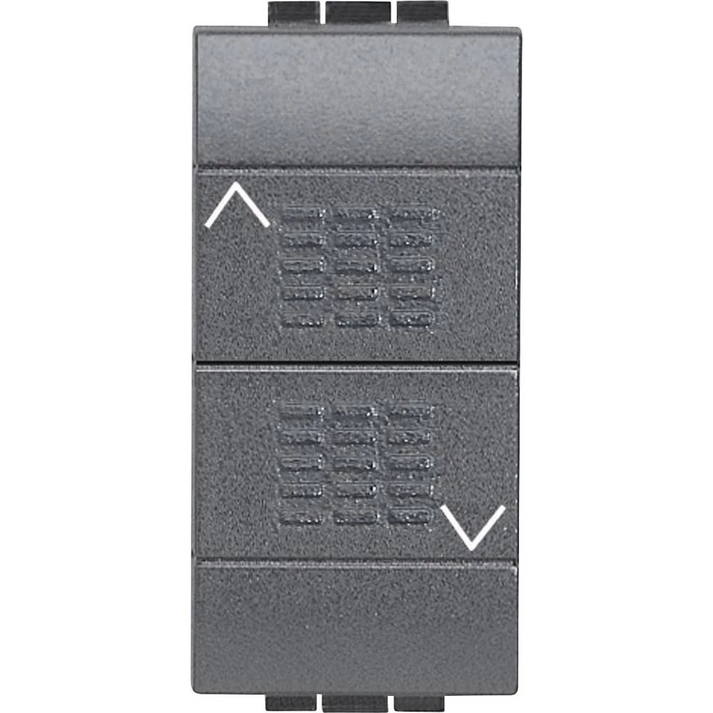 Legrand   prekidač/tipkalo za žaluzine Living&Light antracitna boja L4027 slika