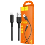 USB kabel za smartphone, micro uSB kabel, 1 met., 2 A, crna