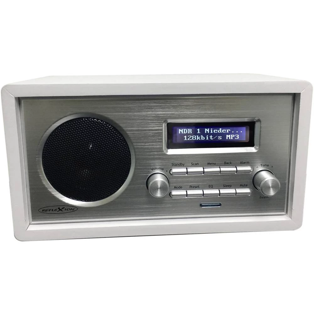 Internet Stolni radio Reflexion HRA1260i AUX, WLAN Podržava DLNA Bijela slika