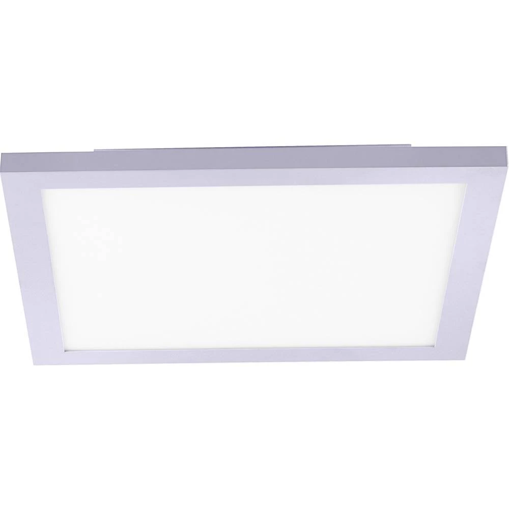 LED panel 12 W Toplo-bijela LeuchtenDirekt Flat 14350-21 Srebrna slika